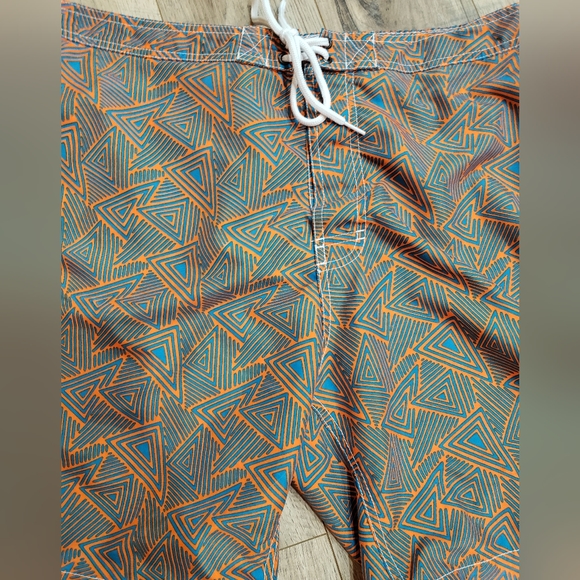Trunks Orange and Blue Surfer Boardwalk Swimming Shorts size XL - Picture 2 of 7